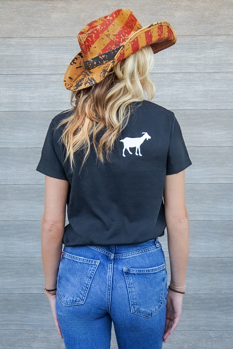 The Goat - Women's V-neck Tee - Newburyport - Image 2