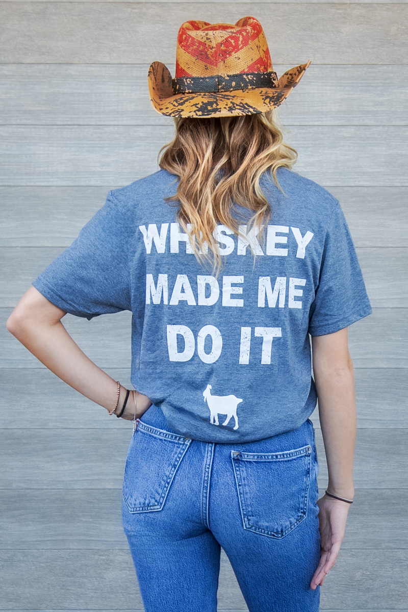 Whiskey Made Me Do It T-shirt - Newburyport